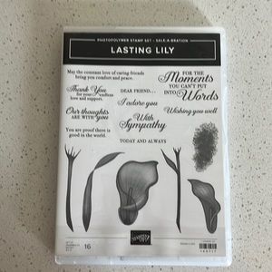 Stampin’ Up! Lasting Lily Photopolymer Stamp Set